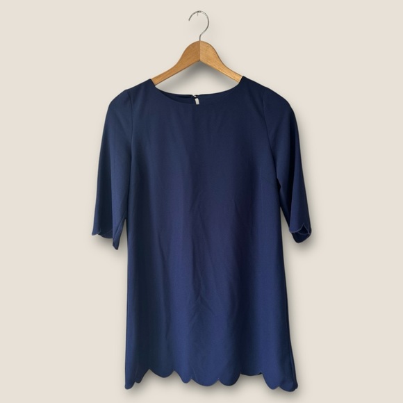 TOBI Scalloped Mini Shift Dress - Picture 3 of 16